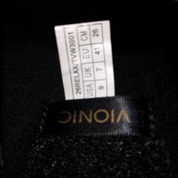 Vionic Indulge Relax Terry Velcro adjust slippers - Picture 3 of 5